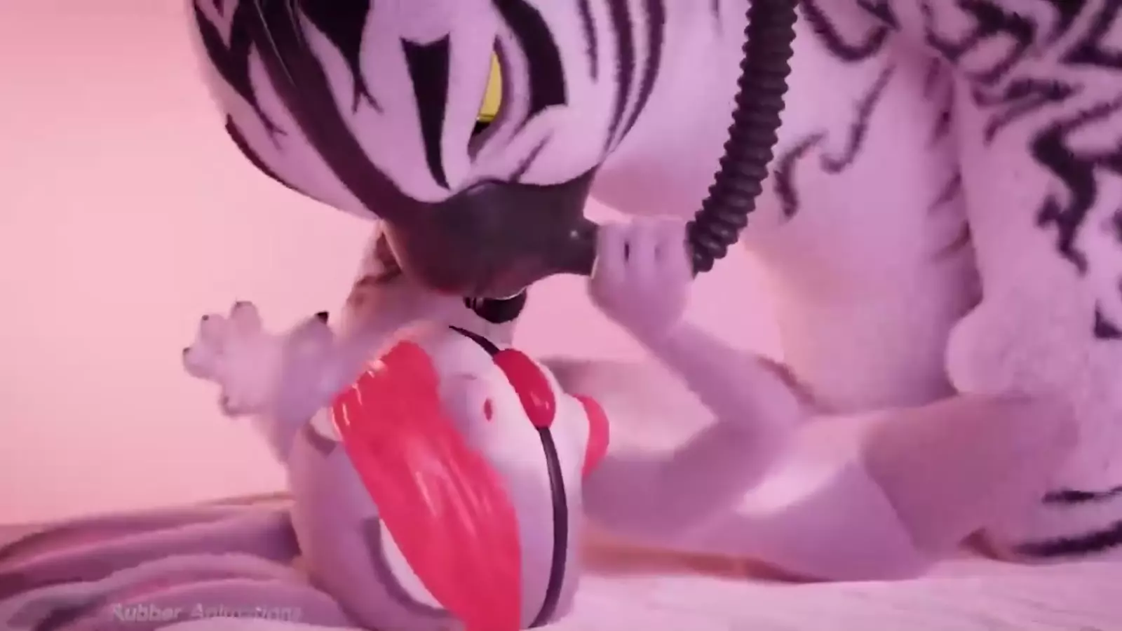 Futa inside Sans opening up her innie tomcat